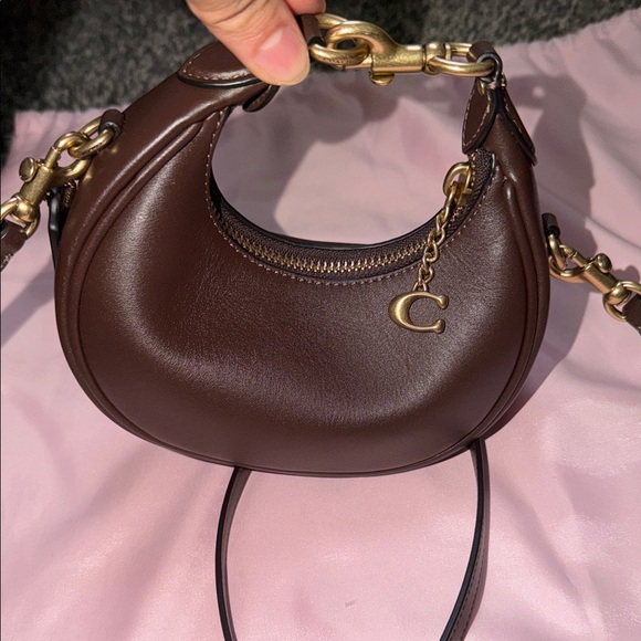 Coach Maple Jonie (mini) Crossbody Bag with brass hardware - Picture 6 of 7